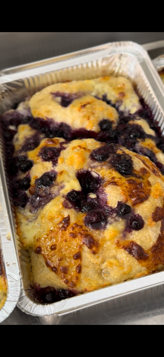 Focaccia de Quesos, Arándanos y Miel