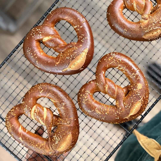Pretzels Artesanales con Masa Madre 🥨